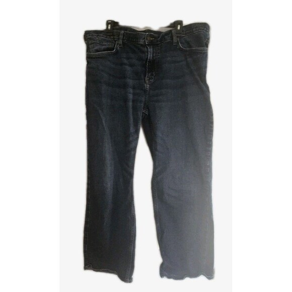 Old Navy Jeans Mens 42W x 30L Straight Leg Denim Blue Jean Built In Tough Flex - Picture 1 of 11